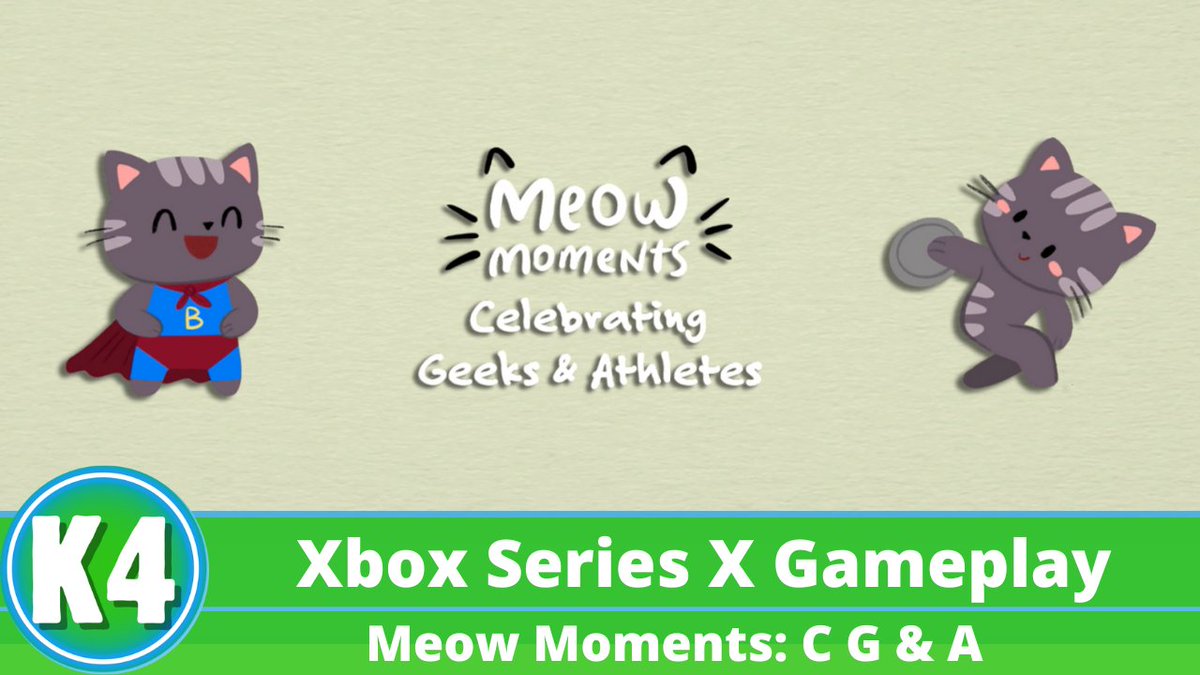 Scott (K4rn4ge) (@k4rn4ge) on Twitter photo New YouTube Video!
Meow Moments: Celebrating Geeks & Athletes - Gameplay on Xbox Series X | Game by <a href="/MensSanaGames/">Mens Sana Interactive</a>
Feel free to like, comment & subscribe!
VIDEO: youtube.com/watch?v=JB9zLV… New YouTube Video!
Meow Moments: Celebrating Geeks & Athletes - Gameplay on Xbox Series X | Game by <a href="/MensSanaGames/">Mens Sana Interactive</a>
Feel free to like, comment & subscribe!
VIDEO: youtube.com/watch?v=JB9zLV…