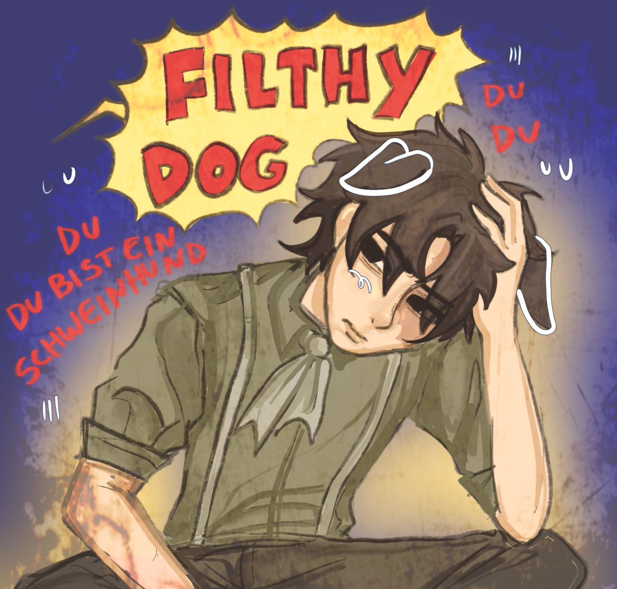 dogearedboy's tweet image. #nortoncampbell #idvart du bist ein schweinhund