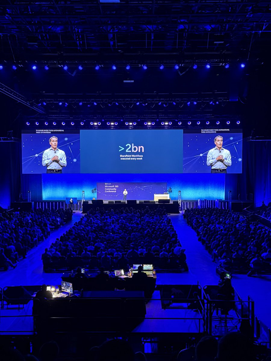 Heidi Jordan (@heidi_jordan14) on Twitter photo Very interesting stats today from the #M365Con keynote from <a href="/jeffteper/">Jeff Teper</a>. One billion daily #SharePoint users and two billion workflows executed. This goes to show how the workforce is embracing automation 🚀 We’ve come a long way! 👏 Very interesting stats today from the #M365Con keynote from <a href="/jeffteper/">Jeff Teper</a>. One billion daily #SharePoint users and two billion workflows executed. This goes to show how the workforce is embracing automation 🚀 We’ve come a long way! 👏