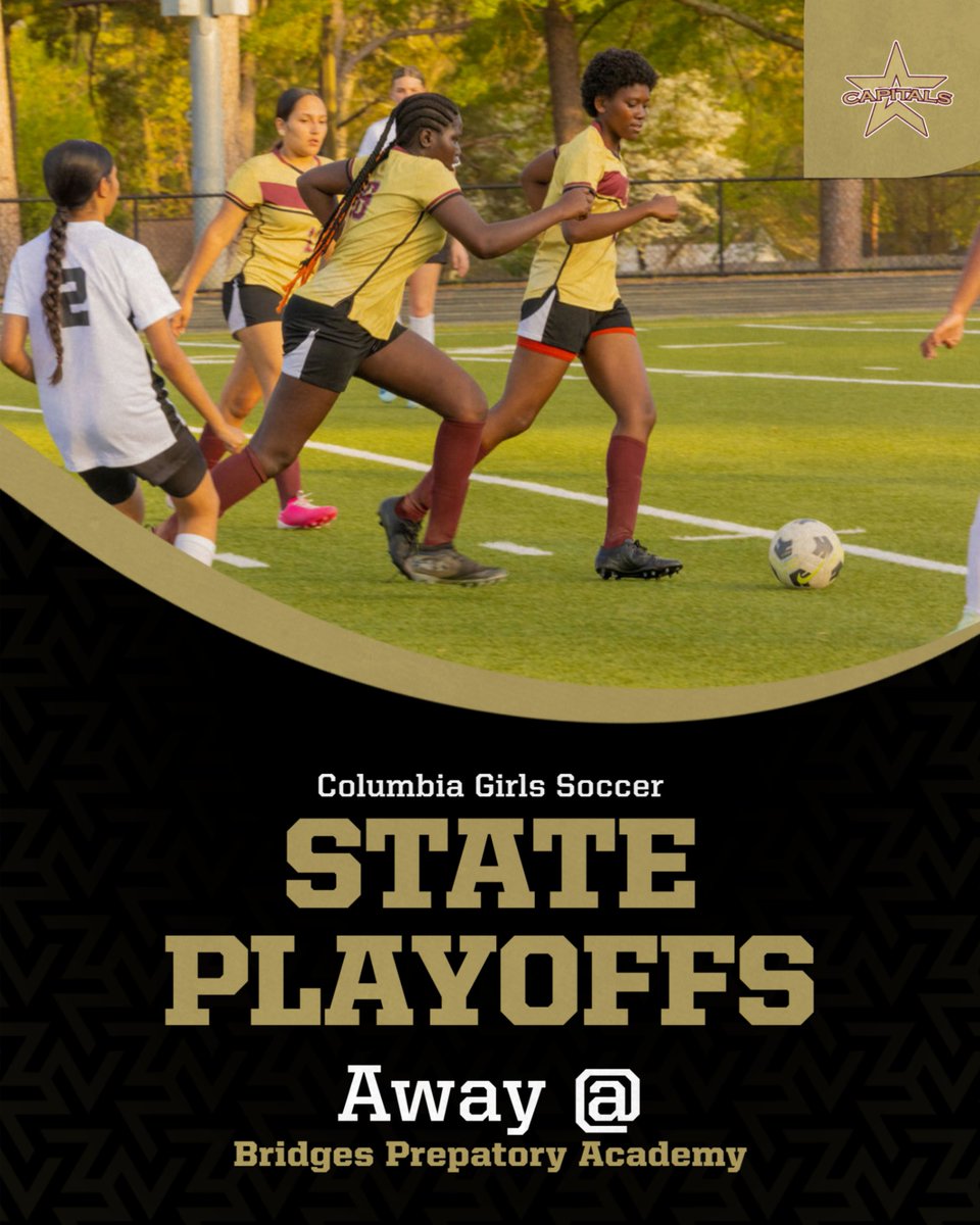 Columbia Caps (@columbiacaps) on Twitter photo Good luck to our girls as they travel to <a href="/BridgesPrep/">Bridges Prep</a> for the first round of the SCHSL Soccer tournament. Good luck to our girls as they travel to <a href="/BridgesPrep/">Bridges Prep</a> for the first round of the SCHSL Soccer tournament.