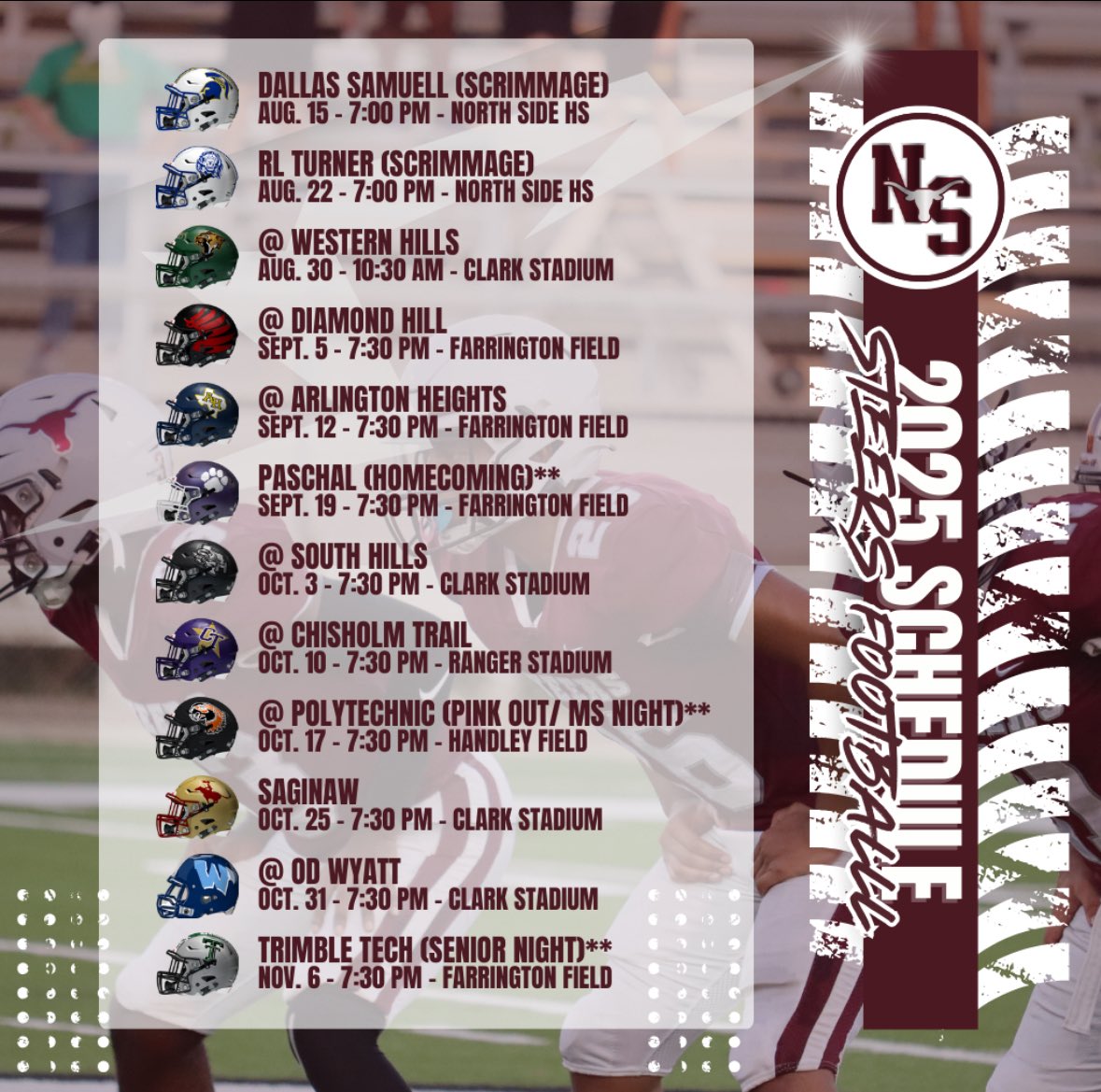#NorthSideSteersFootball