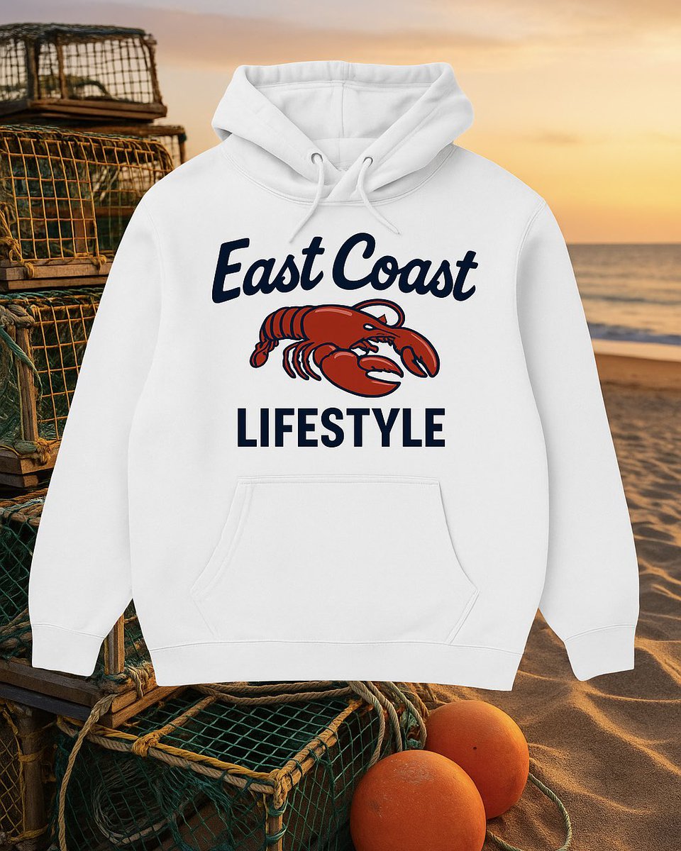 NEW hoodies available 🦞 EASTCOASTLIFESTYLE.com 

Can’t wait for another East Coast summer, it’s coming fast 🌊 #eastcoastlifestyle #hoodies