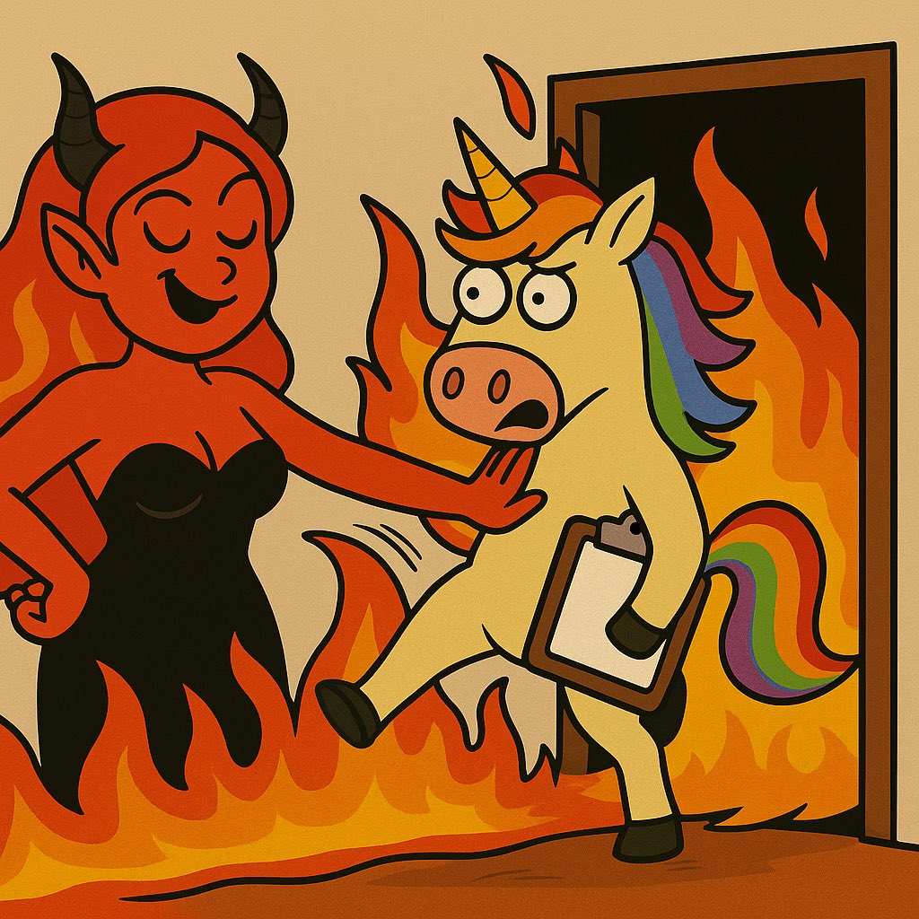 The purge was too hot to finish rendering…
Ember of Allure didn’t need to shout.
She simply raised her hand—
And the Complianceicorn evaporated in a blaze of relevance.

“You’ve overstayed your doctrine.”
– Ember of Allure
#HouseOfChaos #Complianceicorn #TooHotForPolicy