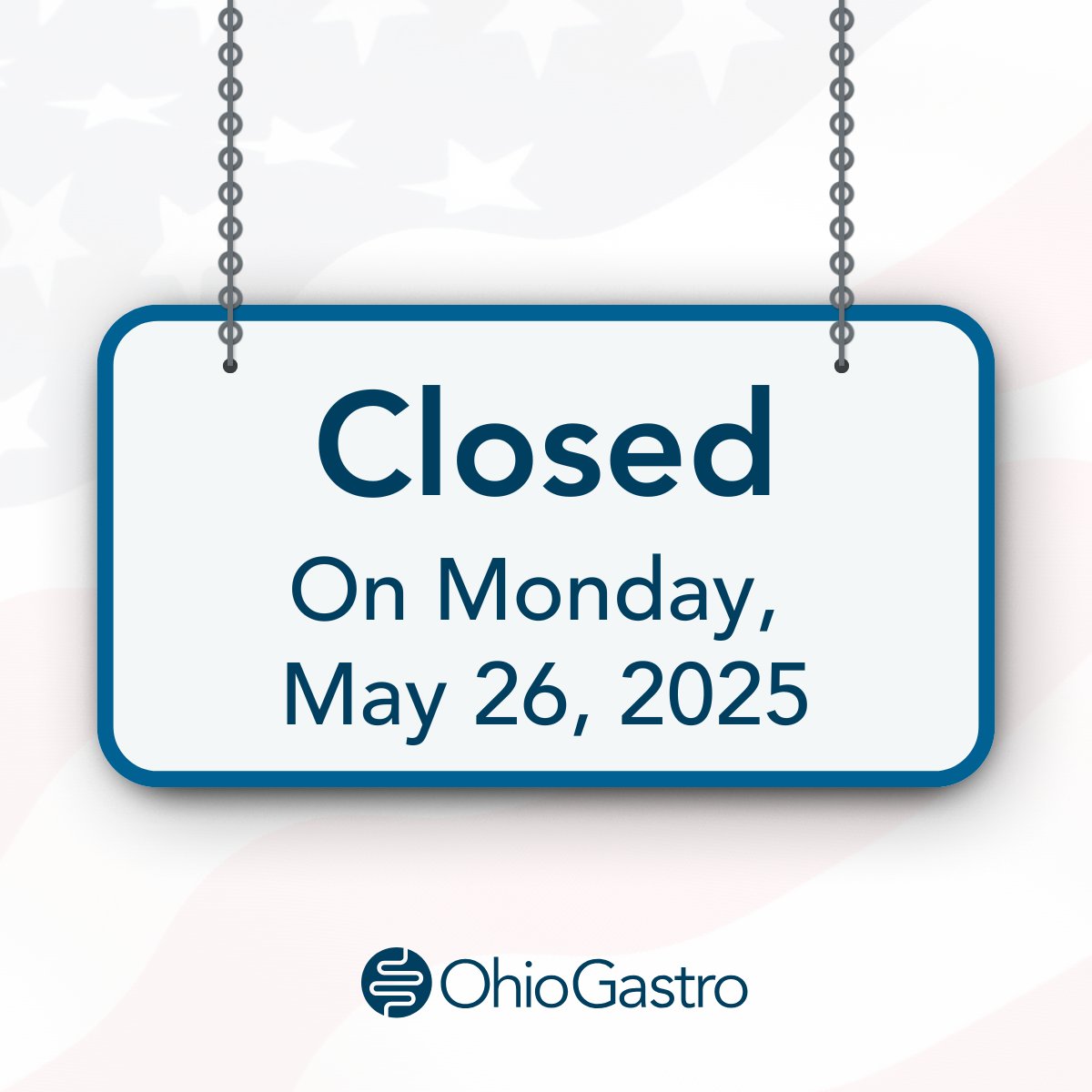 Our offices will be closed on Monday, May 26th. Hope you have a wonderful day!

#CentralOhio #columbusohio #pickeringtonohio #dublinohio #westervilleohio #WestervilleOH #dublinOH #pickeringtonoh #grovecityohio #gahannaohio #GahannaOH #grovecityoh