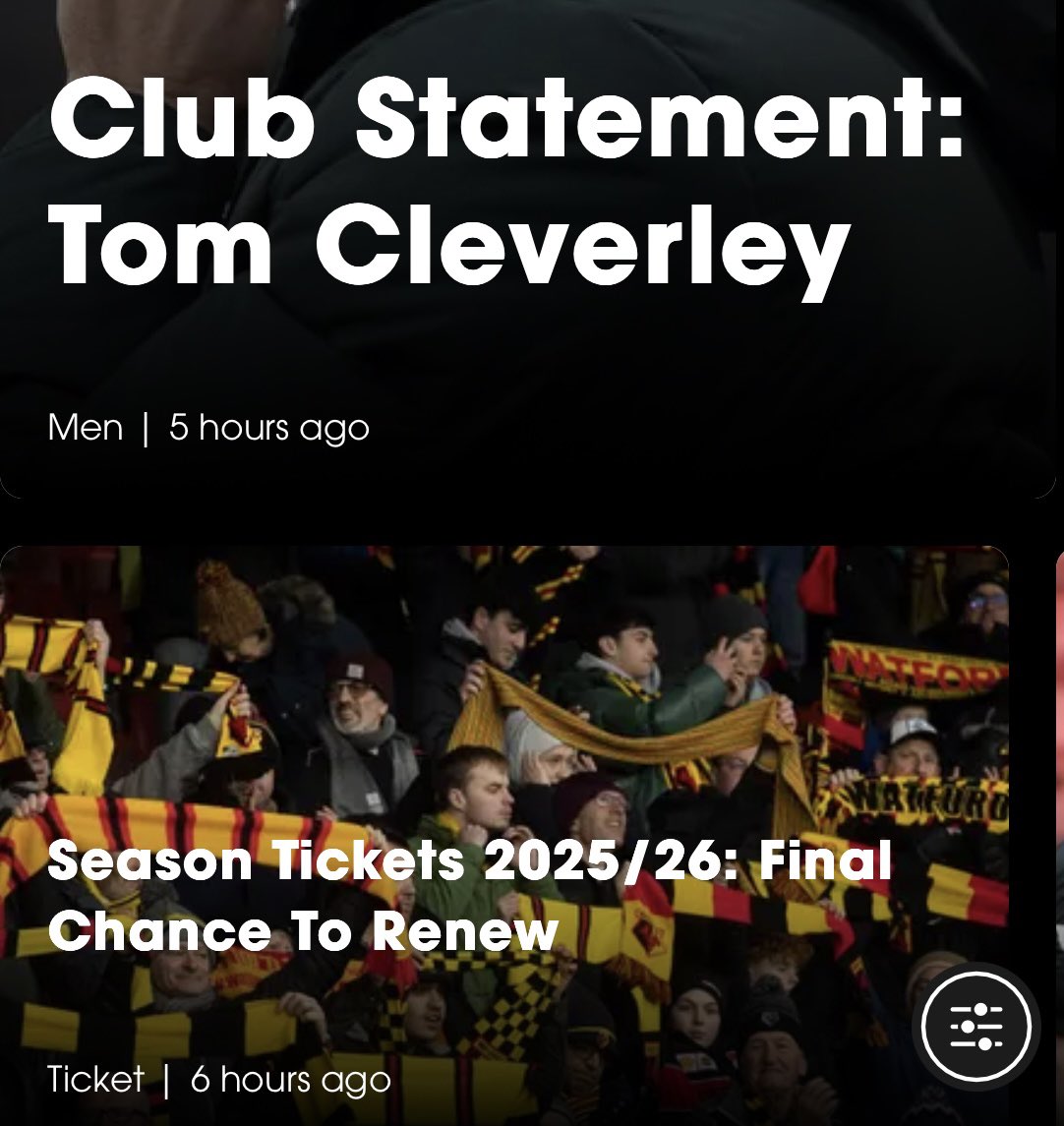 #WatfordFC Strange reason for supporters to review season tickets on club website today! It was your final chance!