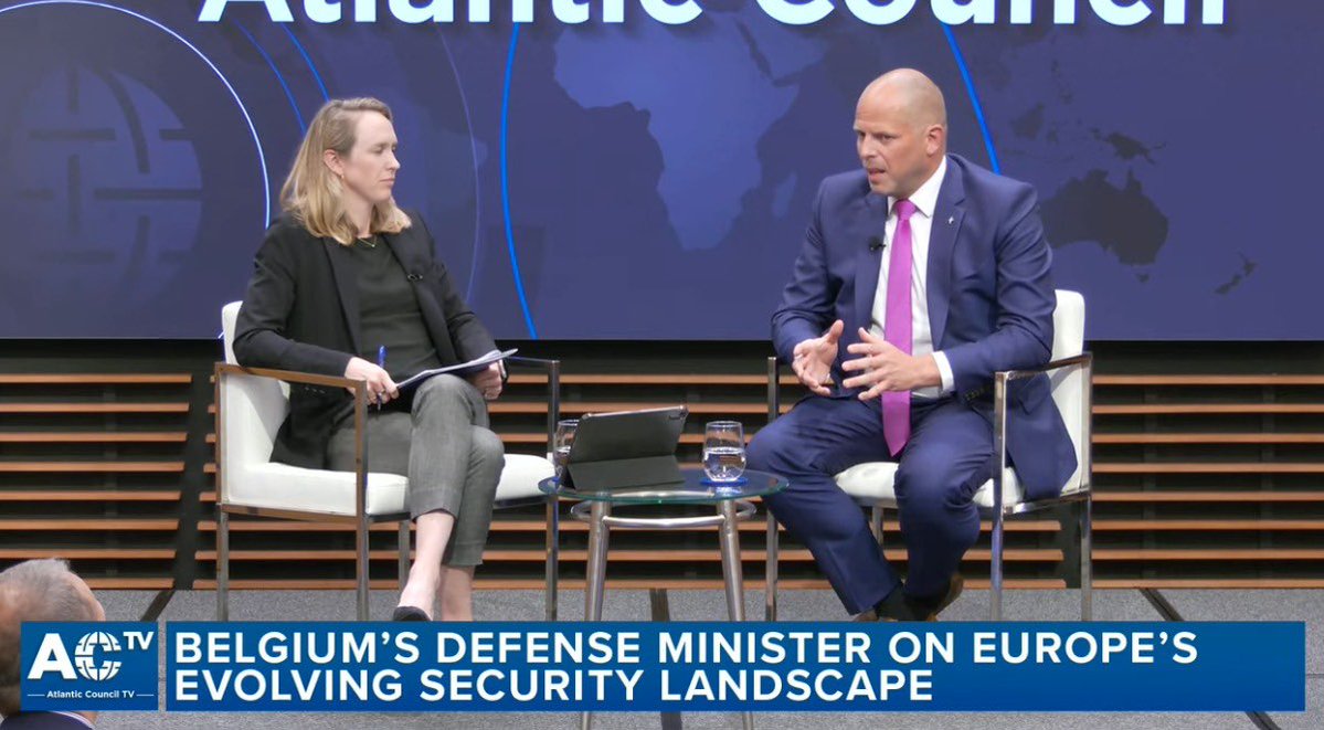 Theo Francken (@franckentheo) on Twitter photo Great to speak at the <a href="/AtlanticCouncil/">Atlantic Council</a> today. My message here in DC was straightforward : Belgium is back as a reliable partner to NATO. 💪 We are reaching 2% defense spending and are investing in strong military capabilities. We are boosting our defence industry and Great to speak at the <a href="/AtlanticCouncil/">Atlantic Council</a> today. My message here in DC was straightforward : Belgium is back as a reliable partner to NATO. 💪 We are reaching 2% defense spending and are investing in strong military capabilities. We are boosting our defence industry and