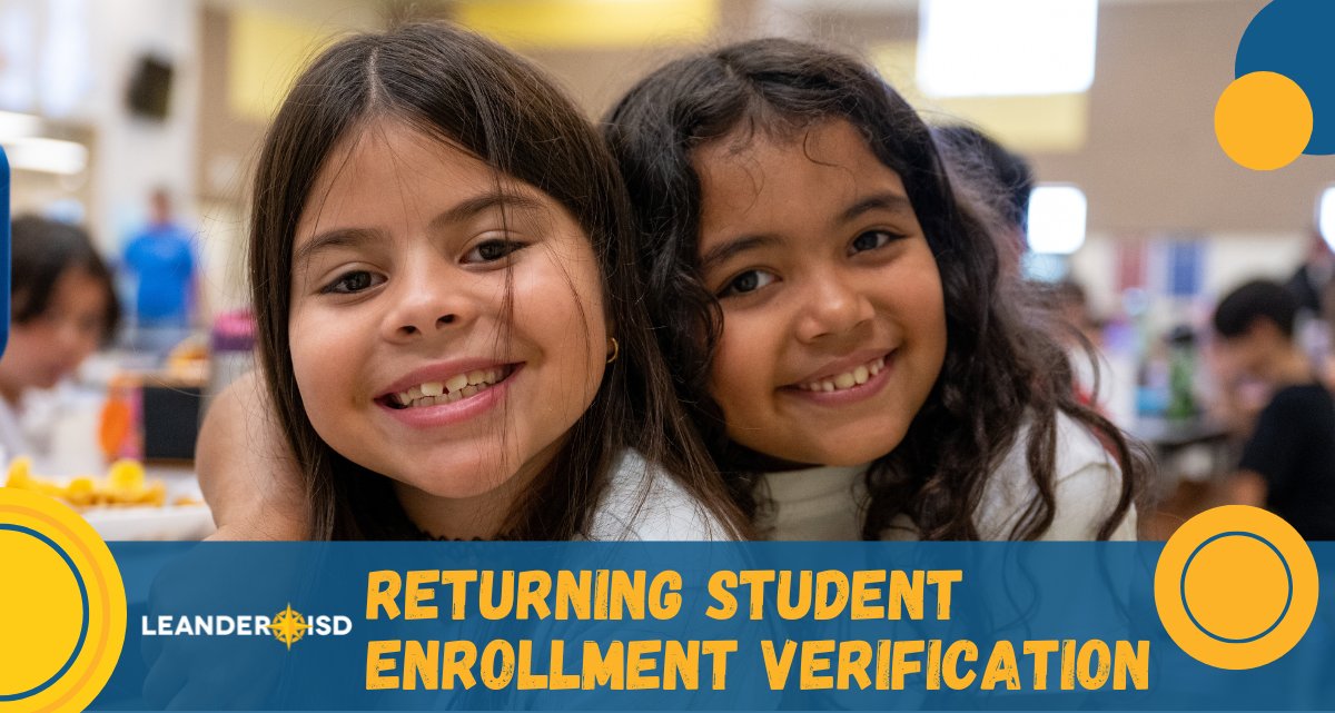 Help Our Schools By Verifying Your Students for 2025-26 School Year 
Read more: bit.ly/3ScjToh 
#1LISD