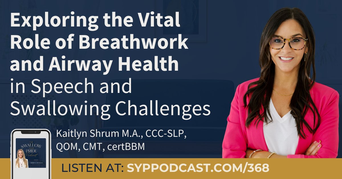 Theresa chats with the incredibly knowledgeable Kaitlyn Shrum, MS, CCC-SLP, QOM, IBT: certified myofunctional therapist, breathing method instructor, published researcher, children’s book author... and yes, the longtime SLP of Theresa’s own son. syppodcast.com/368
