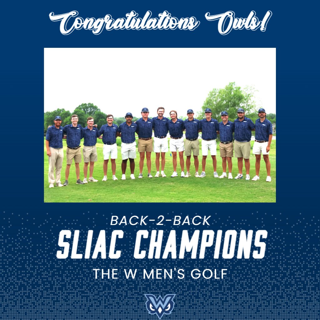 BREAKING NEWS!
The W men's golf has won the SLIAC Championship for the second year in a row!
More details to come on OwlsAthletics.com