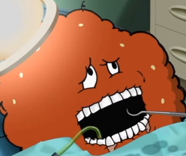 <a href="/SonicAndSimsFan/">SonicAndSimsFan </a> Meatwad with full rows of teeth instead of one tooth is cursed