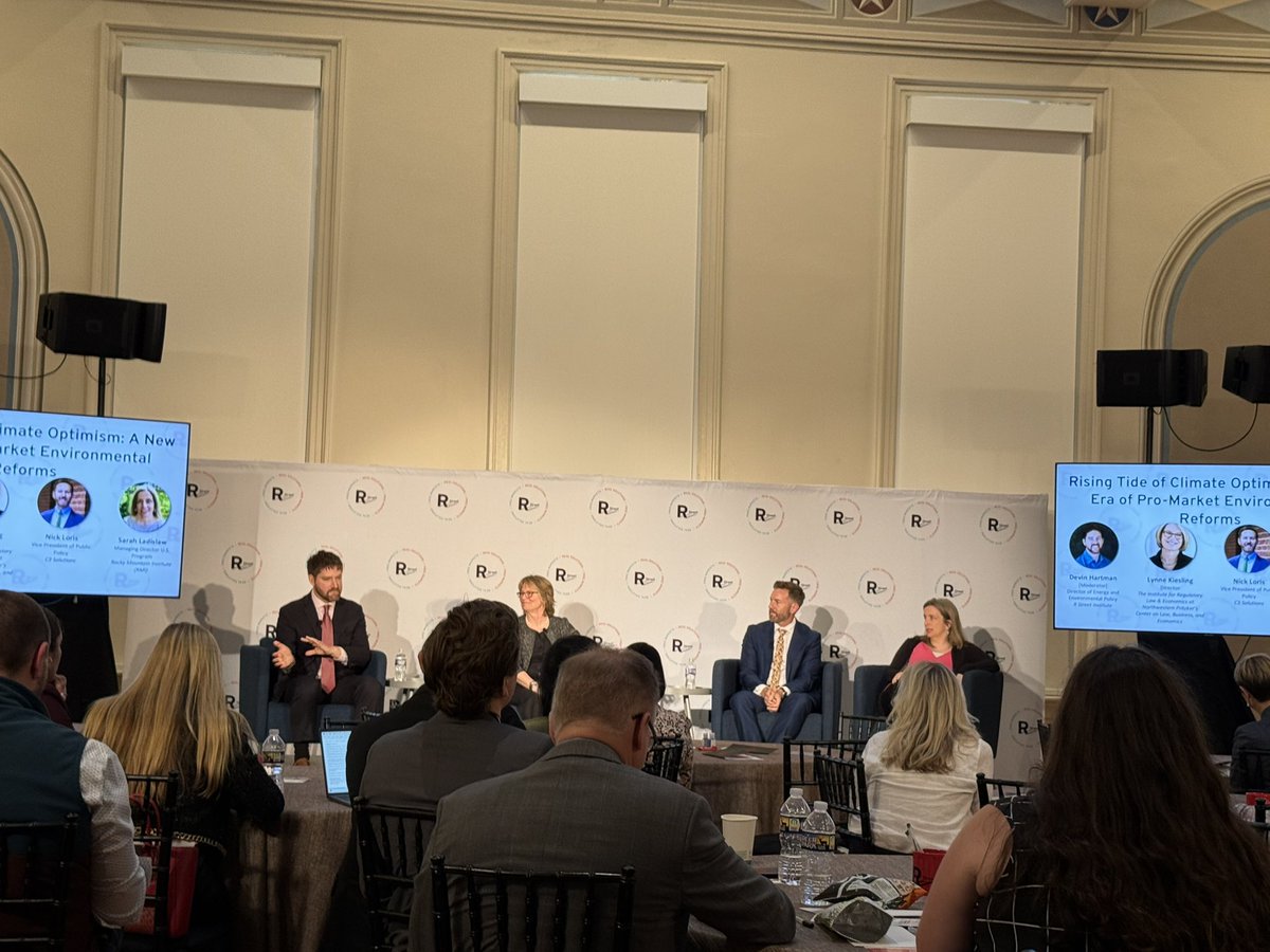 Great to join <a href="/elilehrerdc/">Eli Lehrer</a> and <a href="/RSI/">R Street Institute</a> for the Real Solutions Summit!

Love the kinship with <a href="/futurecaucus/">Future Caucus</a>’ ethos that if we work together, our best days are still ahead.