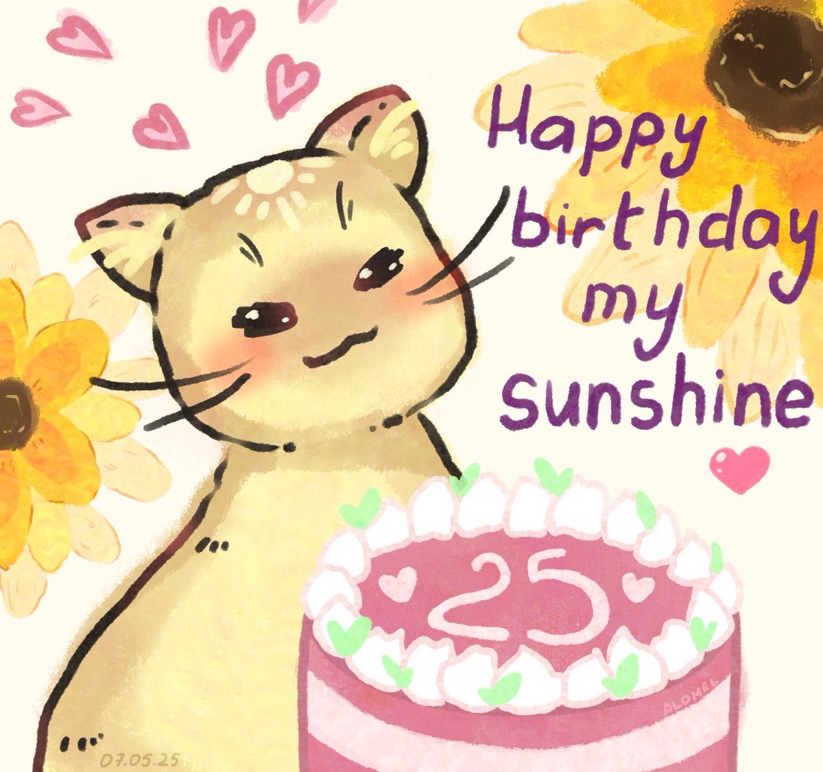 thatalomel's tweet image. Happy birthday my love💜💋 #silly #cat
