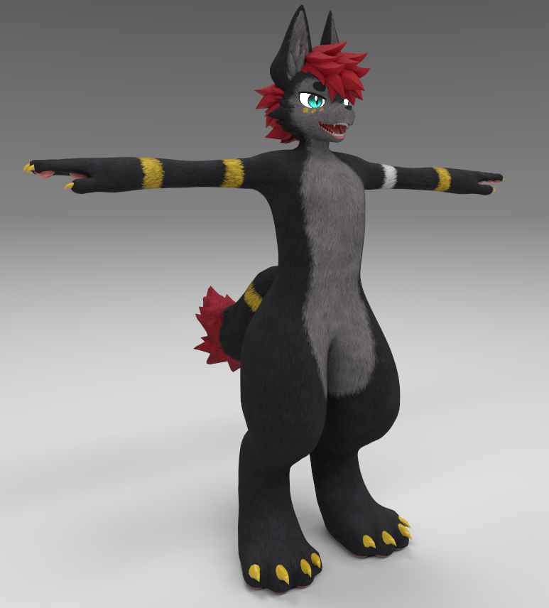 DesignatedDev's tweet photo. Hey @JTwusky, what this take again? Like 4 hours since you asked, right? Well here's JT's new #gigash #Uhuru #textures he just got recently (like yesterday) for use in #Vrchat! Hope you have fun with this one! https://t.co/rKBU6s31za
