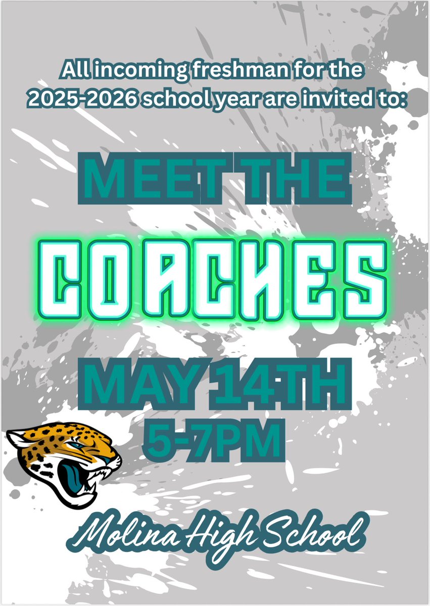 Molina Boys Soccer (@soccerjagsmhs) on Twitter photo Come meet all of our coaches on May 14th🚨🚨🚨
<a href="/Stockard_ms/">L.V. Stockard MS</a>
<a href="/dallasathletics/">Dallas ISD Athletics</a> <a href="/MolinaHigh/">Moises E. Molina High School</a> Come meet all of our coaches on May 14th🚨🚨🚨
<a href="/Stockard_ms/">L.V. Stockard MS</a>
<a href="/dallasathletics/">Dallas ISD Athletics</a> <a href="/MolinaHigh/">Moises E. Molina High School</a>