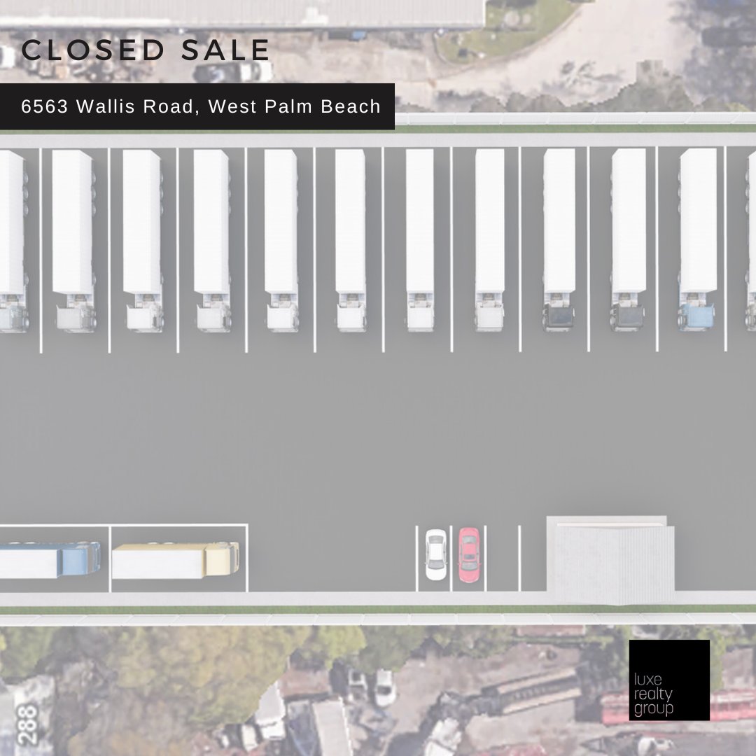 LuxeRG's tweet photo. C L O S E D sale✔️
6563 Wallis Road
West Palm Beach📍
Commercial lot
Sold for $1,500,000
Seller represented by Lisa Yanowitz👩🏽‍💻 https://t.co/nAVX9qDapx