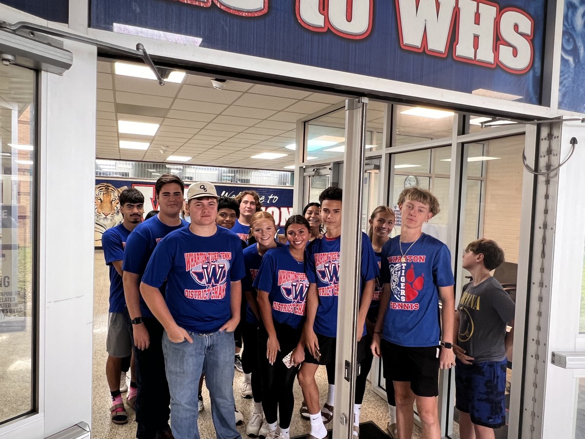 Wharton High School proudly held a send-off celebration for the Tennis Team as they advance to the Regional Championships. We wish them the very best. Go Tigers!