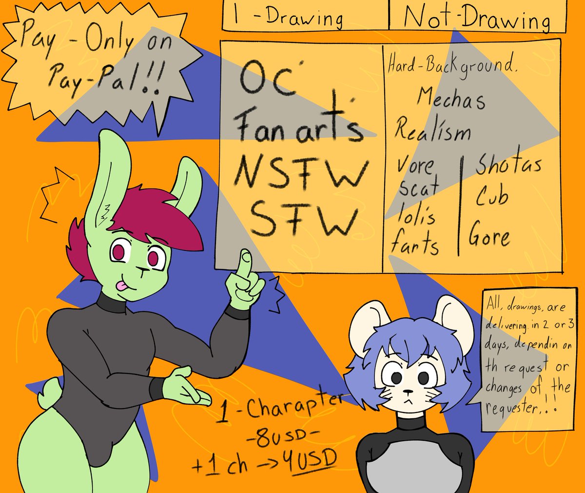 🌈🍩*3-X-K__ARTS* 🍩🌈 ➡️warning yiff tweet media