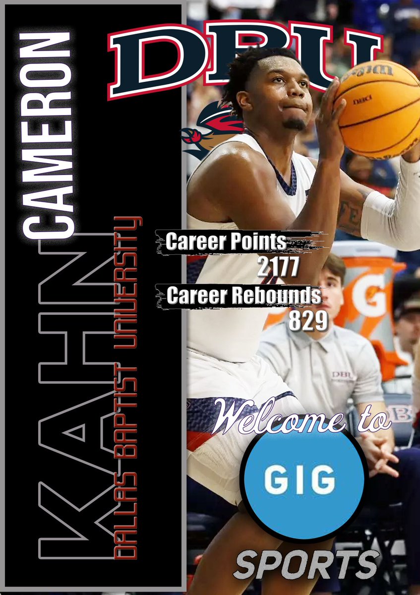 GlorifiedSports's tweet photo. Welcome to the family ⁦@CameronKahn3⁩ after a stellar career at ⁦@DBUBasketball⁩ and playing for ⁦@CoachFlickner⁩ we’re excited for your next step. https://t.co/hdXHbpdhJn