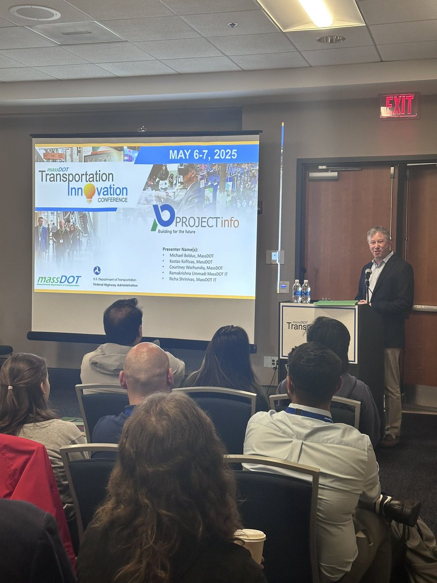 Standing room only for <a href="/MassDOT/">Mass. Transportation</a> breakout session with <a href="/TriverusConsult/">Triverus Consulting</a> ‘s very own Ryan Weiss moderating on modernization project at MassHighway.