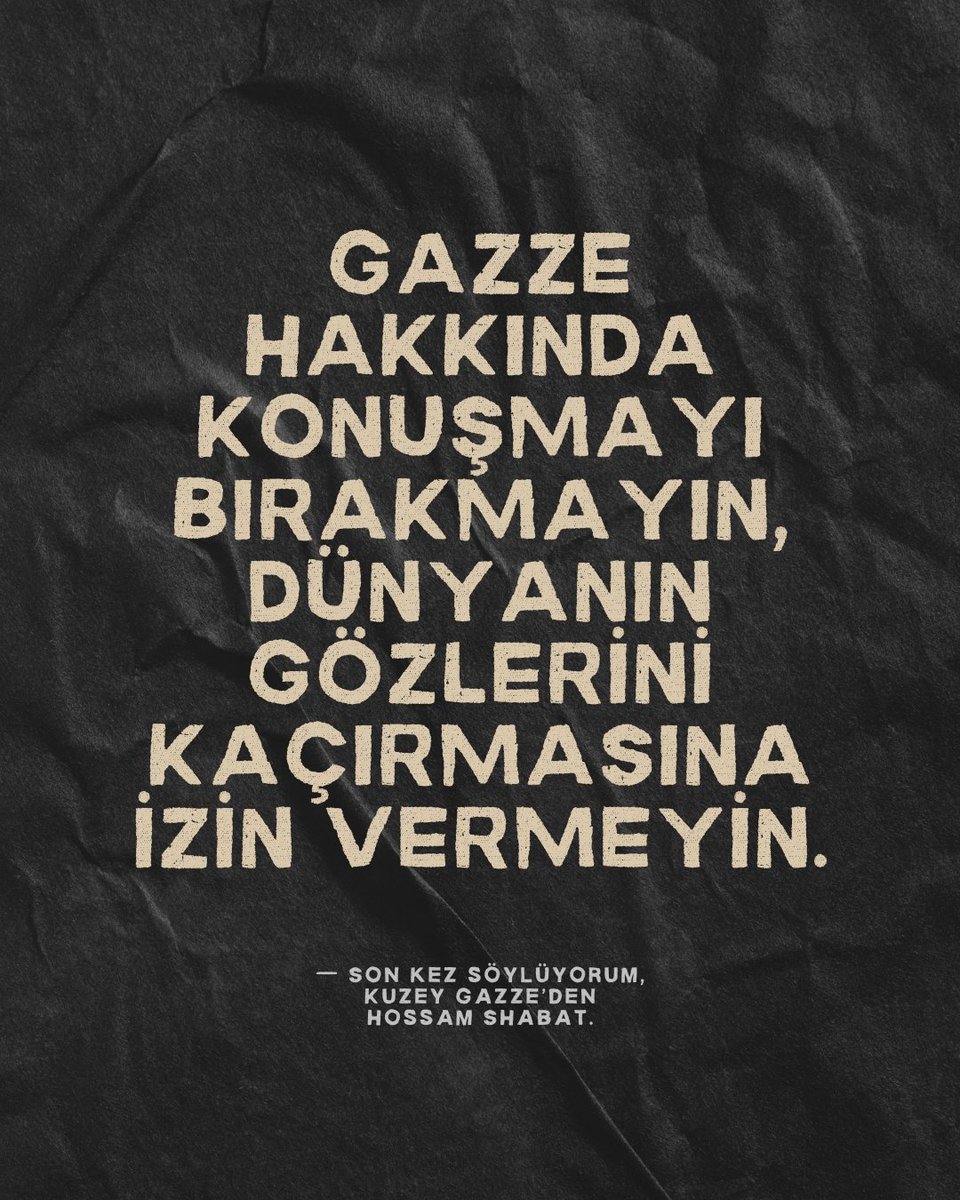 REFAHI AÇIN, GAZZEYİ KURTARIN!

Etiketimiz: #OpenRafahSaveGaza