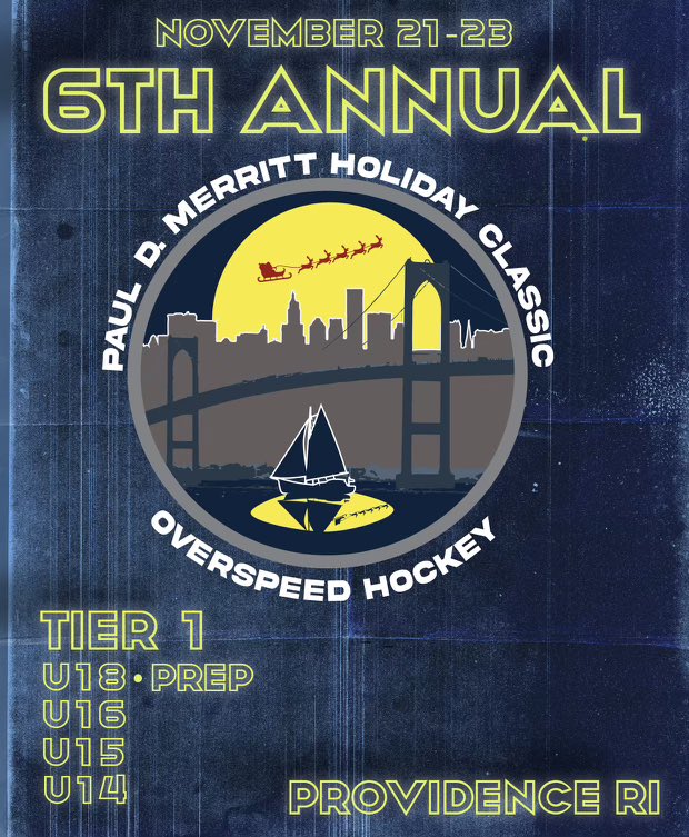 It's that time of year to announce one of New Englands best and most traditional Tier I events - The 6th Annual Paul D. Merritt Holiday Classic in Providence (RI) - Paul was one of the best! Lifelong <a href="/BuffaloSabres/">Buffalo Sabres</a> scout and friend to all! overspeedhockey.com/holiday-classic
