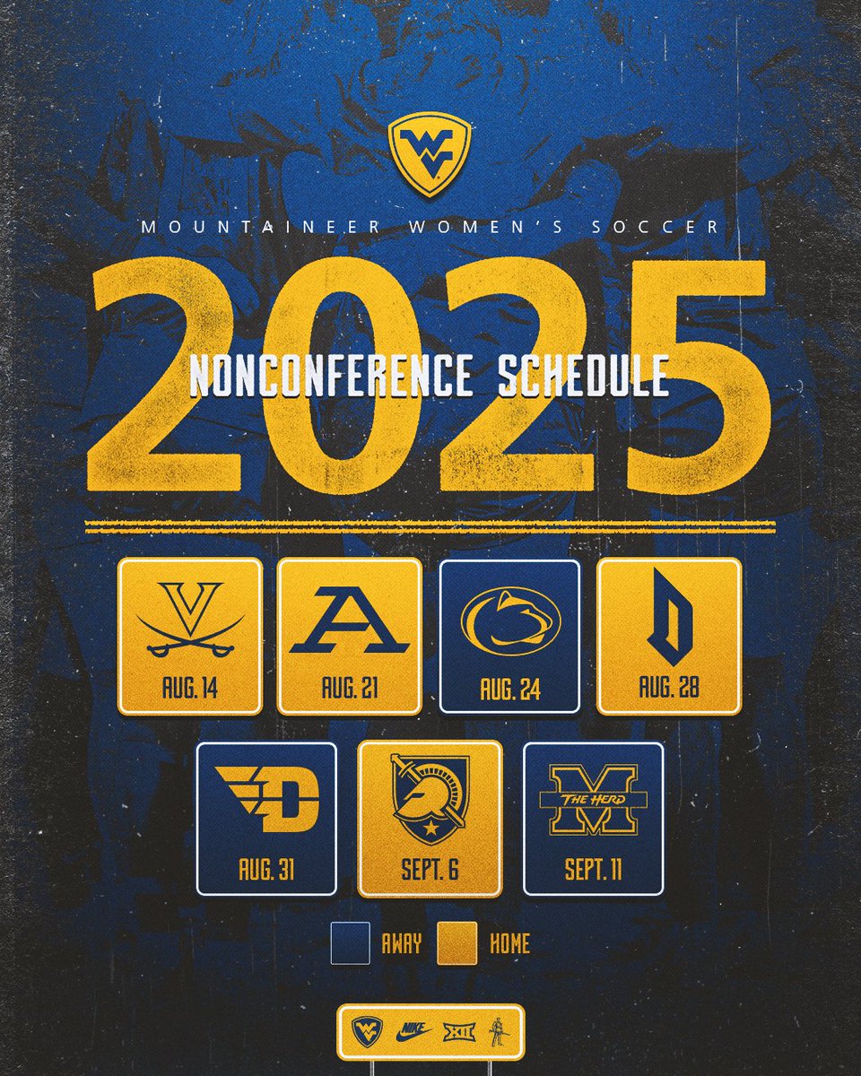 Our nonconference slate is finally here, and we're officially 1️⃣0️⃣0️⃣ days out from the 2025 season opener! 🤩👏

📰 tinyurl.com/232gu4eq
📅 tinyurl.com/26kxbsqy

#HailWV