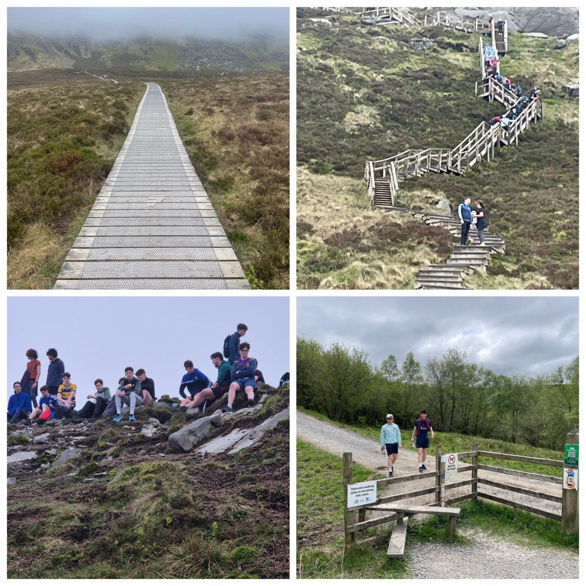 𝐖𝐞𝐥𝐥𝐛𝐞𝐢𝐧𝐠 𝐖𝐞𝐞𝐤- 𝐒𝐓𝐀𝐈𝐑𝐖𝐀𝐘 𝐓𝐎 𝐇𝐄𝐀𝐕𝐄𝐍 

TY students took to the heights last week for Wellbeing Week, completing the stunning Stairway to Heaven trail in Fermanagh. A huge thank you to the dedicated teachers who joined them.
