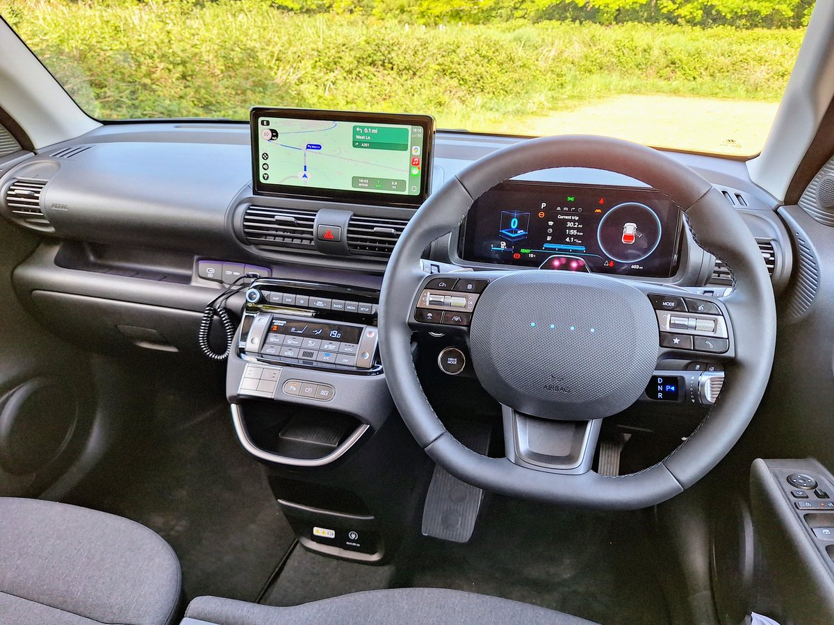 To sunny Bournemouth today for my first drive in the cute and surprisingly spacious Hyundai Inster EV