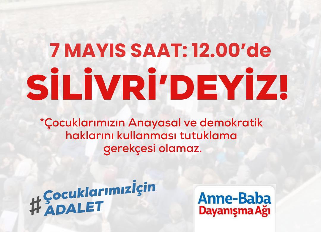 Çocuklarımızın Anayasal ve demokratik haklarını kullanması tutuklama gerekçesi olamaz. Çocuklarımız bir an önce serbest bırakılsın.
#ÇocuklarımızİçinAdalet