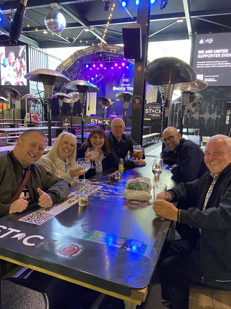 OldToonFan (@old_toon) on Twitter photo A lovely day at the book launch of <a href="/SpencerVignes/">Spencer Vignes</a> new book Postcards from Santiago at <a href="/BackPageShop/">BackPageNewcastle</a>.
Enjoyed a few drinks and food afterwards with <a href="/gav411haigh/">Gavin Haigh</a> & Lynn, George’s daughter Elizabeth, <a href="/crookwwfc/">Mark Crook's Wath Wanderers (ex-Wolves FC nursery)</a> and the author. A lovely day at the book launch of <a href="/SpencerVignes/">Spencer Vignes</a> new book Postcards from Santiago at <a href="/BackPageShop/">BackPageNewcastle</a>.
Enjoyed a few drinks and food afterwards with <a href="/gav411haigh/">Gavin Haigh</a> & Lynn, George’s daughter Elizabeth, <a href="/crookwwfc/">Mark Crook's Wath Wanderers (ex-Wolves FC nursery)</a> and the author.