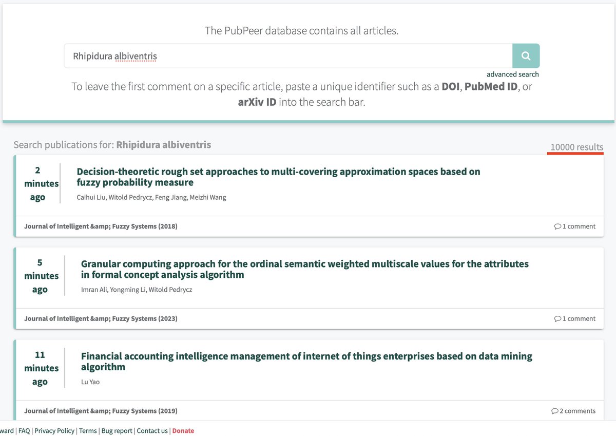 I doubt they realize it themselves, but 2 legendary <a href="/PubPeerBot/">PubPeerBot</a> commenters just achieved a huge milestone. Unbelievable! Two true legends.