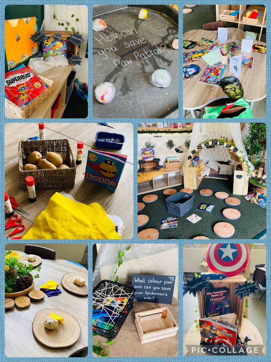 SmawthorneHMA's tweet photo. Our Superhero topic is in full swing now, the children are enjoying exploring and engaging with the provision enhancements. We’ve had a real focus on helping others, with our heroes saving and rescuing people 🦸🏻‍♀️🦹🦸🏾‍♂️. #EYFS #INeedAHero #EnablingEnvironments https://t.co/KWCsusTLD0