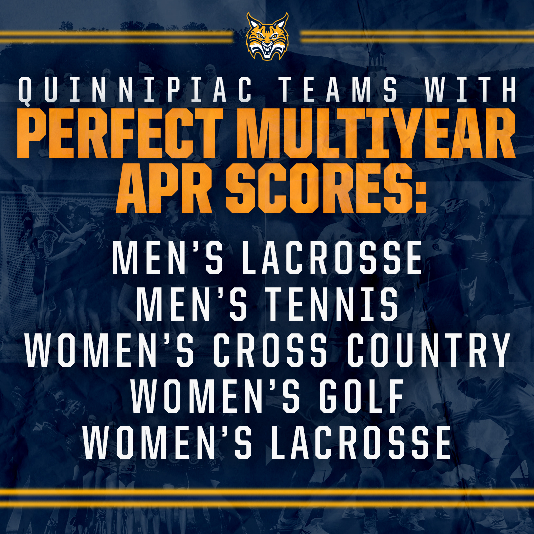 Smarty-CATS 😼📚🎓

We had 5️⃣ Quinnipiac teams achieve a perfect multiyear score in the latest NCAA APR Report!

📝 READ → bit.ly/4dbnNHE