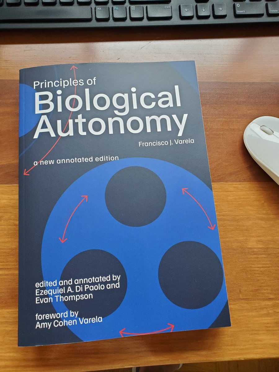 Principles of Biological Autonomy by Francisco Varela, new ed  
Now that biology is catching up with Varela (eg agency is commonplace and teleology not scary) the book is more timely than ever. Here's my physical version!  
Commentary by Di Paolo and E. Thompson is very helpful.