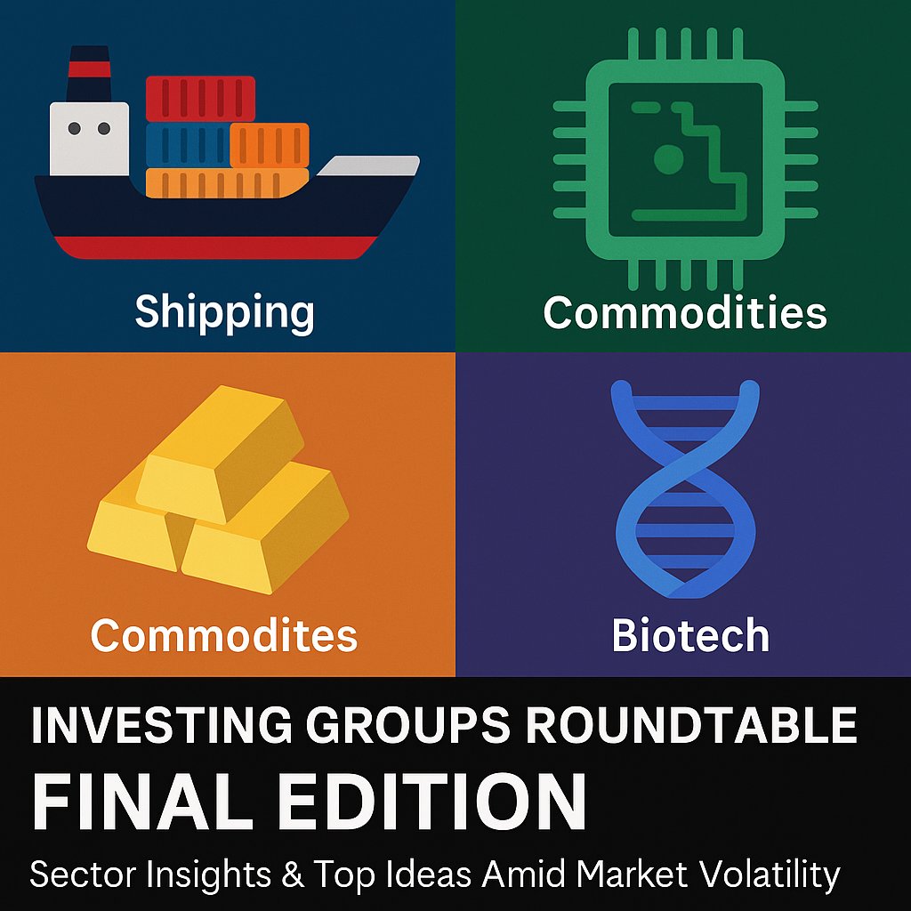 JoeAlbanoSA's tweet image. Volatility’s back—and so is the Roundtable. Top ideas across shipping, commodities, tech &amp;amp; biotech from Investing Group leaders. Final edition drops just in time. Read more here. #Investing #Markets #TechCache #Biotech #Commodities $BTC $PLTR seekingalpha.com/article/478123…