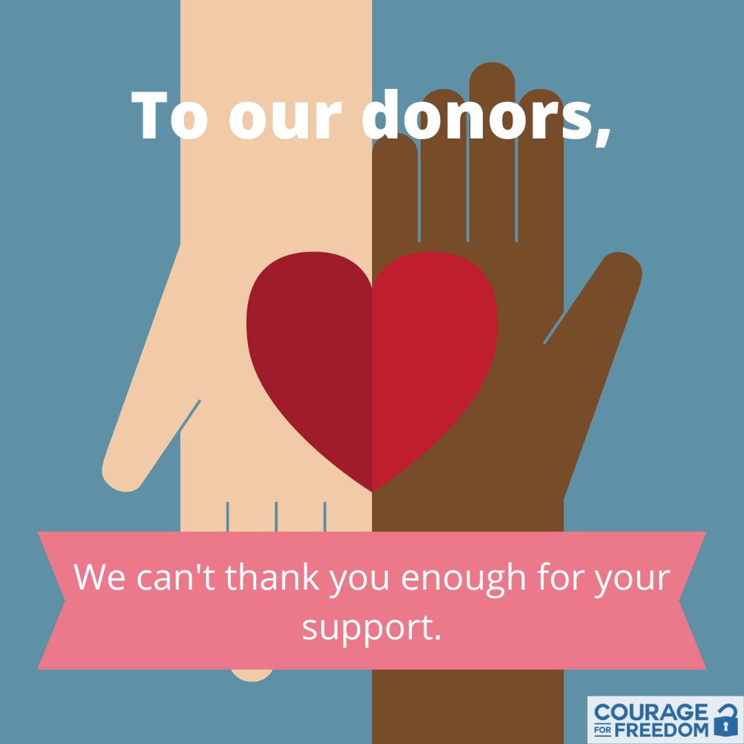 #givingtuesday Kelly says, "I cannot thank you enough for your support for every one of the girls we have been privileged to help.  Courage for Freedom giving: canadahelps.org/en/dn/38882
.
.
#ProjectMapleLeaf #CourageForFreedom #EradicateChallenge #Preventionbeforeintervention