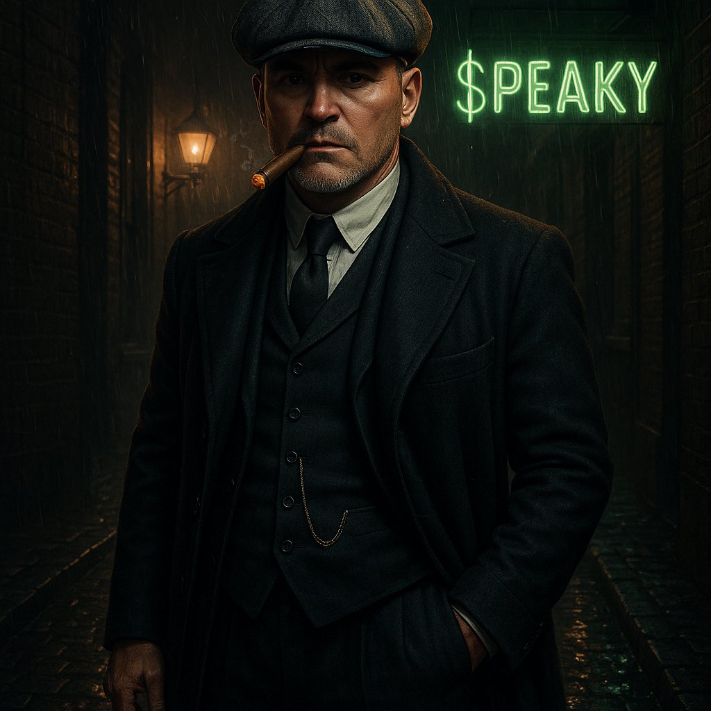 The_Shelby_Clan's tweet photo. 🧢 You don’t join $PEAKY…
You’re born into it.
Tailored suits. Sharpened minds.
#PEAKY #ByOrderofThePeakyBlinders #CryptoGrit #Unbreakable 🧨🚬💼 https://t.co/j7ayYIDo7L