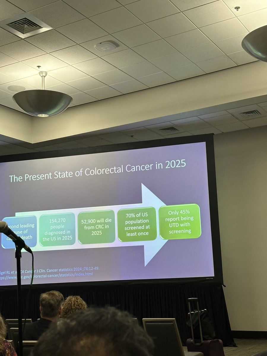 BilalMohammadMD's tweet image. Tour de force on the present &amp;amp; future of #CRCscreening as well as importance of advocacy to improve #CRCscreening by the incredible @JChristieMD 

#DDW2025 @DDWMeeting