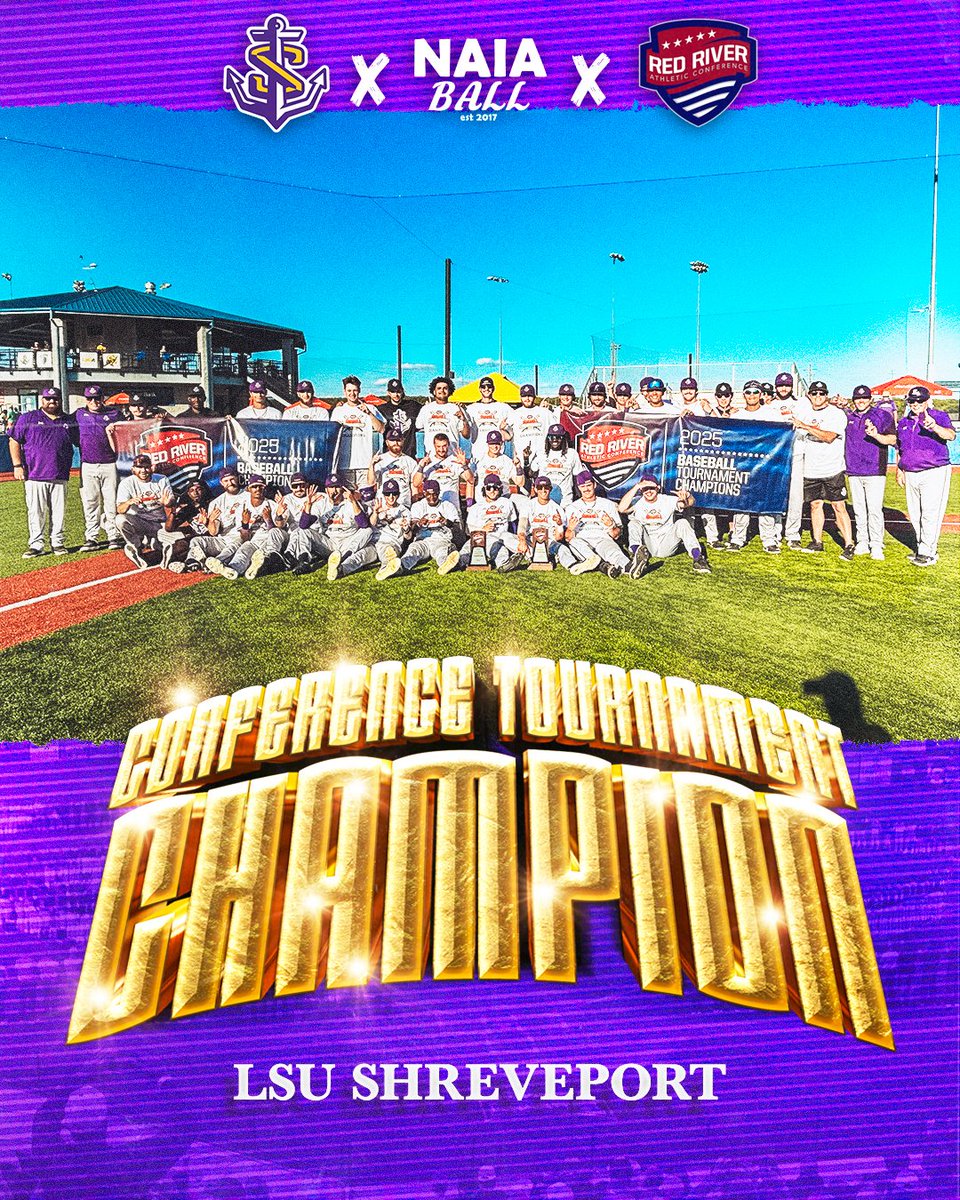 🏆TICKET PUNCHED

Congratulations to LSU Shreveport (51-0) on winning the Red River Athletic Conference Tournament Championship!

The Pilots sweep through the RRAC tournament going a perfect 4-0 to claim their 14th Conference Tournament Title and their first since 2022. LSUS