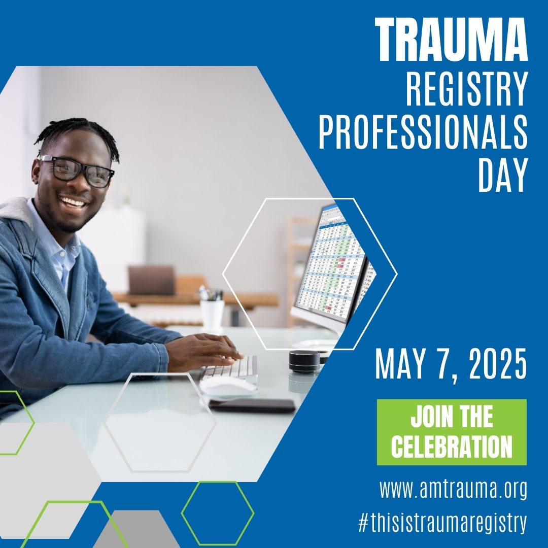 Tomorrow is Trauma Registry Professionals Day! Join us in celebrating the incredible people behind the data that drives trauma care. Share your appreciation using #thisistraumaregistry + our Virtual Photo Booth! #ATSTrauma #TraumaSurvivors

…raumaawarenessmonth2025.myboothpic.co/virtual/captur…