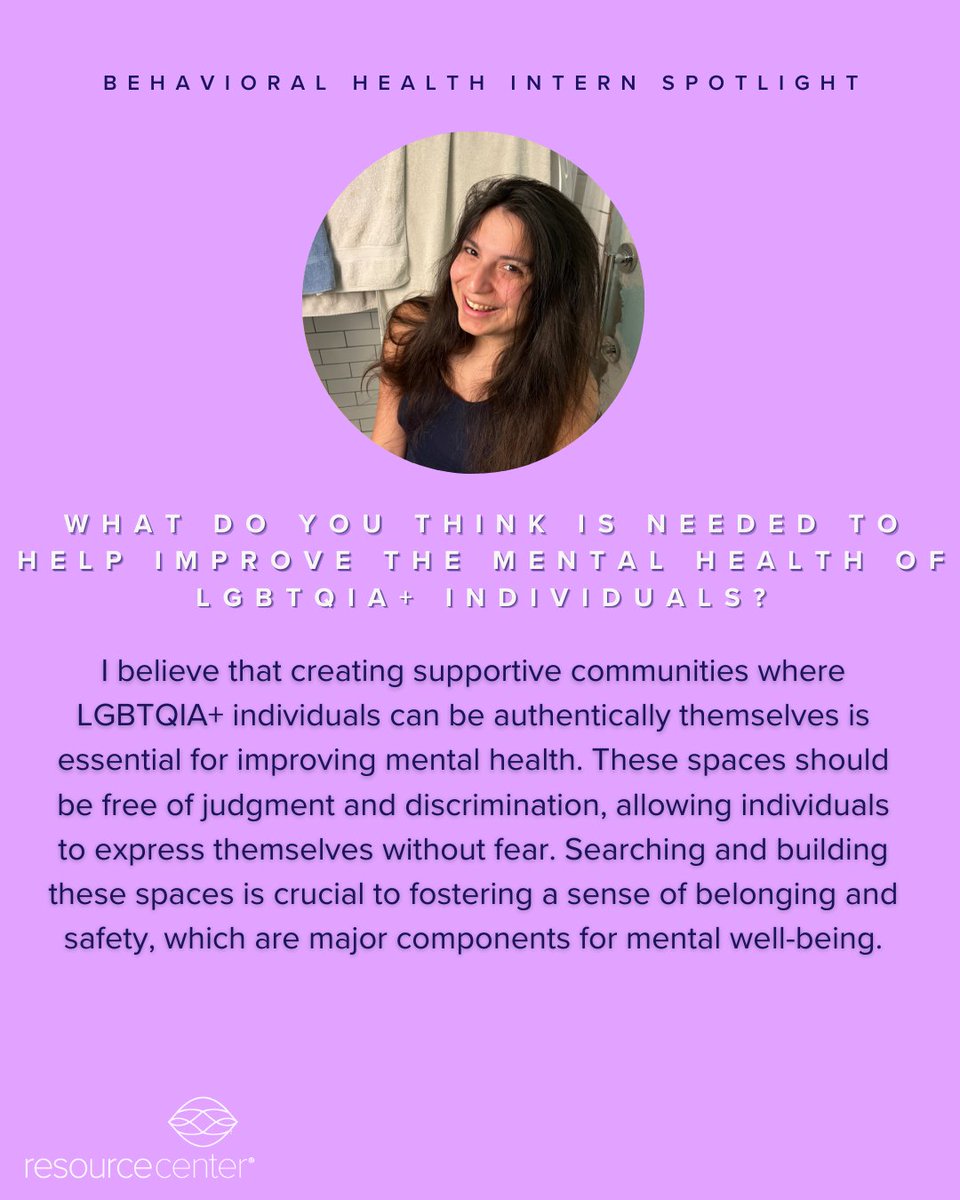 This Mental Health Awareness Month, we celebrate Maisie’s compassion, lived experience, and unwavering belief in the power of safe, affirming spaces for LGBTQIA+ healing. 💚
#MentalHealthAwareness #LGBTQMentalHealth #InternSpotlight #ResourceCenterDallas