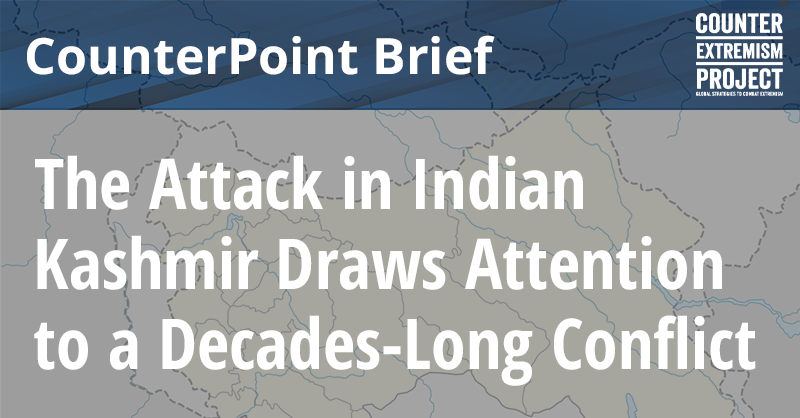 FightExtremism's tweet image. On April 22, 2025, a group of Indian tourists was targeted by four gunmen in a coordinated assault that led to the deaths of 26 people.
Latest on the #CounterPoint blog details the aftermath of the apparent terrorist attack &amp;amp; the India-Pakistan conflict: counterextremism.com/blog/counterpo…