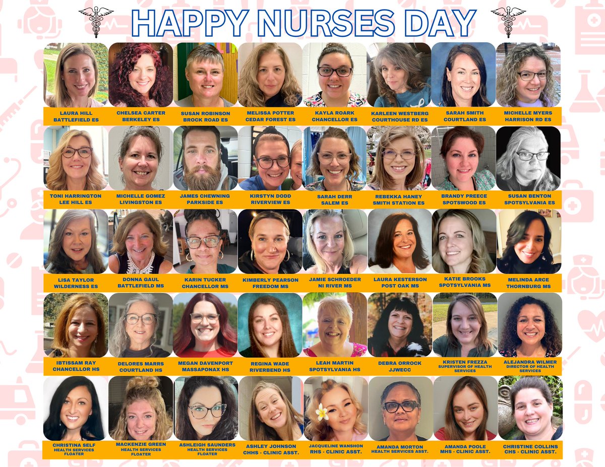 May 7th is National Nurses Day! We'd like to take this time to thank all of our talented and skillful nurses that do so much for our schools. Thank you for keeping everyone in our schools happy and healthy! #wearespotsy