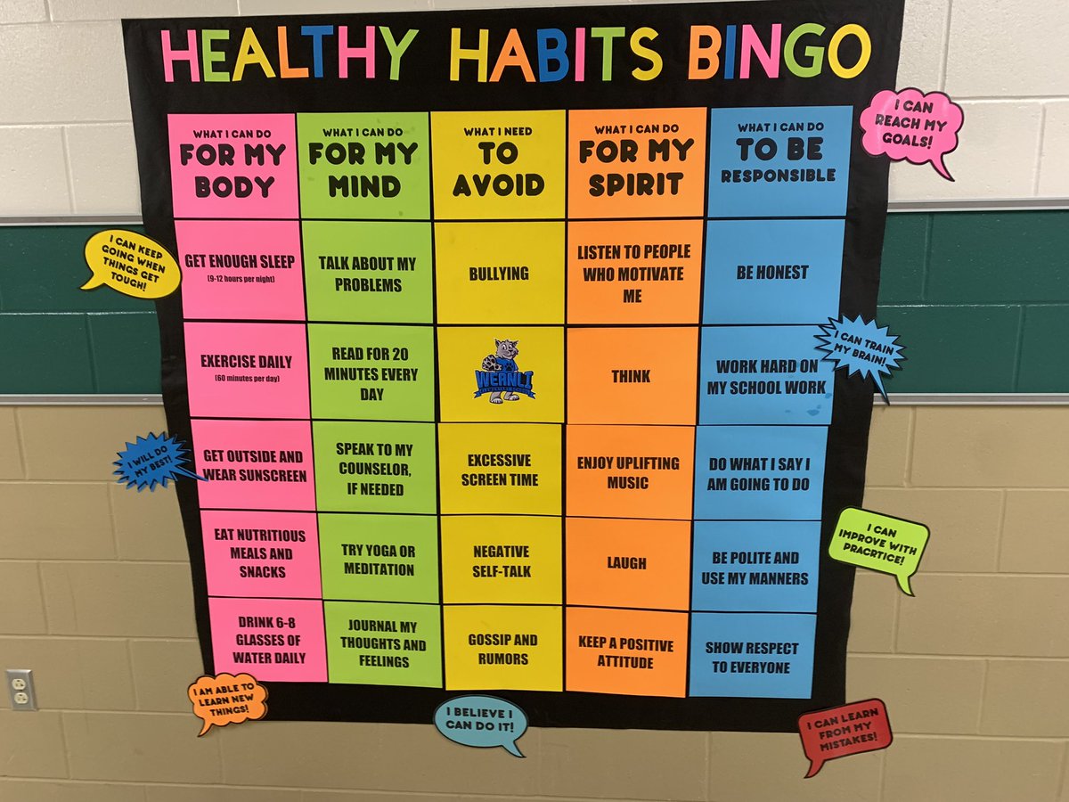 Amanda Barrett (@mrs_abarrett) on Twitter photo May is mental health awareness month! We want to help our wildcats build healthy habits! <a href="/MsGarza17/">Ariana Garza</a> <a href="/NISDWernli/">Dr. Caroline Wernli Elementary School</a> <a href="/NISDCounseling/">NISD Counseling</a> <a href="/NISDWholeChild/">NISDWholeChild</a> May is mental health awareness month! We want to help our wildcats build healthy habits! <a href="/MsGarza17/">Ariana Garza</a> <a href="/NISDWernli/">Dr. Caroline Wernli Elementary School</a> <a href="/NISDCounseling/">NISD Counseling</a> <a href="/NISDWholeChild/">NISDWholeChild</a>