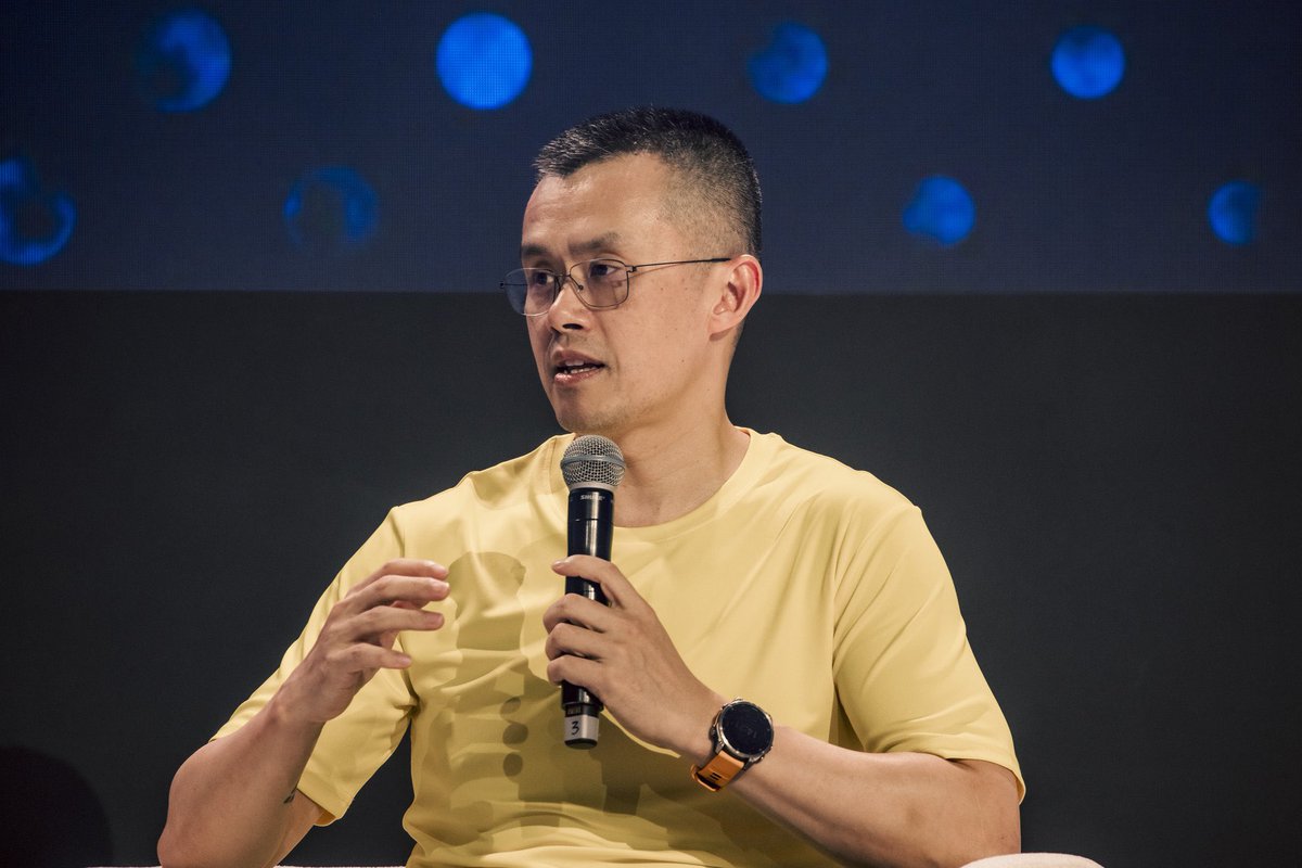 Cryptostakecom's tweet photo. We had the chance to listen to #CZ (Changpeng Zhao), Former CEO of Binance, during Token2049 in #Dubai 🌴. It was inspiring to hear his thoughts on the future of crypto, innovation, and the evolving Web3 space 😉

#Token2049 #Binance #CryptoStake #CryptoLeadership #Web3 #BlockchainFuture #CryptoEvents #DubaiBlockchain #CryptoNetworking