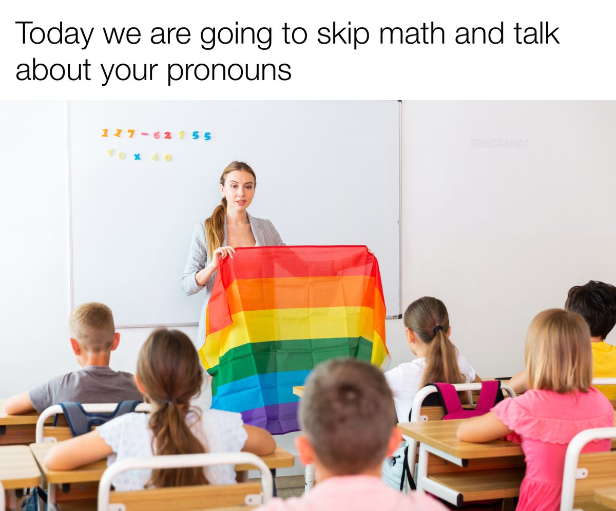 The Cranky American (@crankyam) on Twitter photo <a href="/GovofCO/">Governor Jared Polis</a> If we are allowing Colorado teachers with no expertise, degrees, or training in specialized mental health to discuss sexuality with minors in their classrooms and in private without parental knowledge that isnโt safe.
And if they are not acquiring full and prior written <a href="/GovofCO/">Governor Jared Polis</a> If we are allowing Colorado teachers with no expertise, degrees, or training in specialized mental health to discuss sexuality with minors in their classrooms and in private without parental knowledge that isnโt safe.
And if they are not acquiring full and prior written