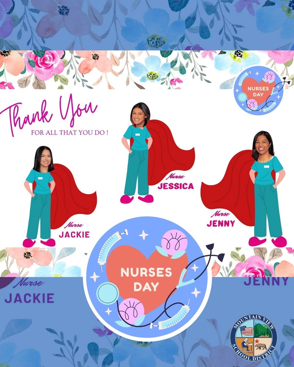 Mountain View SD (@mtviewschools) on Twitter photo Join us in celebrating the heart, dedication, and care of our incredible MVSD nurses! ๐๐ฉโโ๏ธ๐ฉโโ๏ธ๐ฉโโ๏ธ A heartfelt thank you to Nurse Jackie, Nurse Jessica, and Nurse Jenny for the compassion and expertise you bring to our schools. ๐ซ๐ฑ๐
We are so grateful for all that you do! ๐๐ Join us in celebrating the heart, dedication, and care of our incredible MVSD nurses! ๐๐ฉโโ๏ธ๐ฉโโ๏ธ๐ฉโโ๏ธ A heartfelt thank you to Nurse Jackie, Nurse Jessica, and Nurse Jenny for the compassion and expertise you bring to our schools. ๐ซ๐ฑ๐
We are so grateful for all that you do! ๐๐
