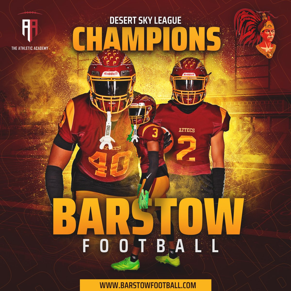 The Athletic Academy (@ath_dynasty) on Twitter photo Check out the recruiting platform and prospect list for Barstow Football located in Barstow, CA! <a href="/BarstowFTBL/">Barstow Football</a> <a href="/Coach_Clay7/">Coach Clay</a>
barstowfootball.com Check out the recruiting platform and prospect list for Barstow Football located in Barstow, CA! <a href="/BarstowFTBL/">Barstow Football</a> <a href="/Coach_Clay7/">Coach Clay</a>
barstowfootball.com