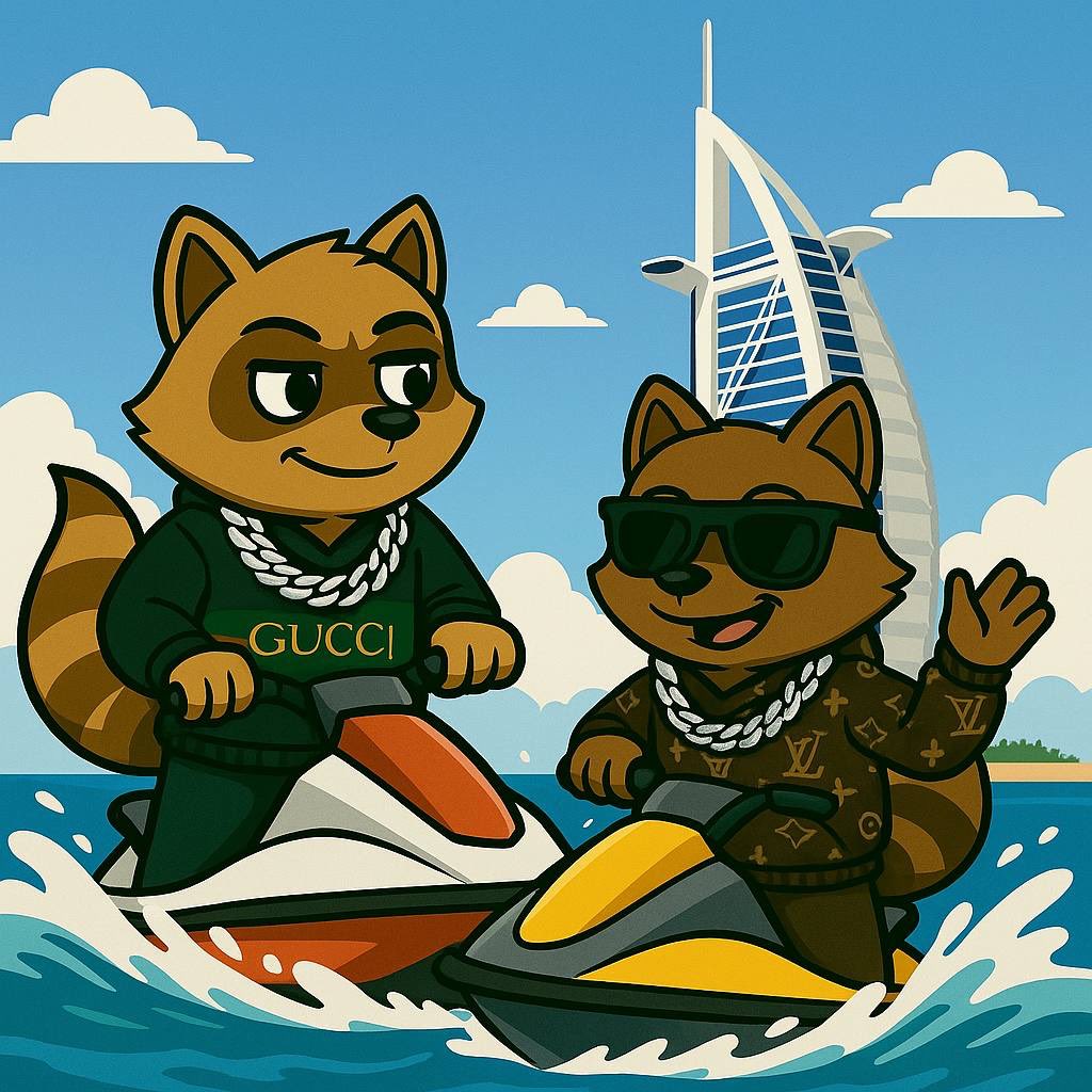 Make sure everyone is tuned in to our 6pm space with the team discussing future plans, answering any questions everyone may have! Remain $Rowdy 🦝