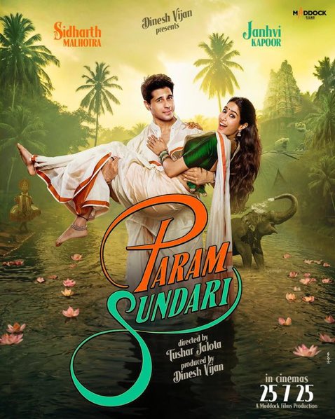 CONFIRMED! 🚨

A 58 sec teaser of #ParamSundari is attached with #BhoolChukMaaf! 

#SidharthMalhotra #JanhviKapoor